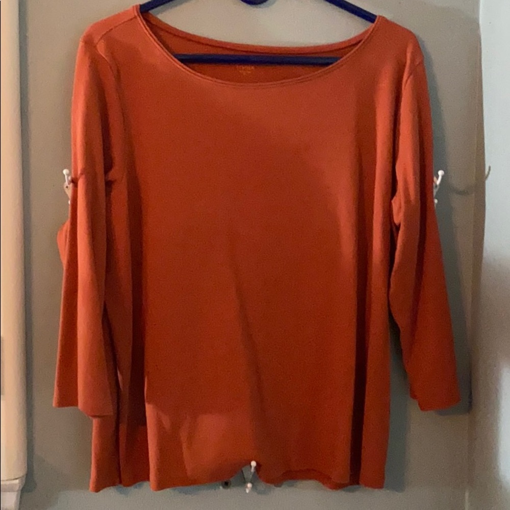 Eileen Fisher Rust Tshirt XL